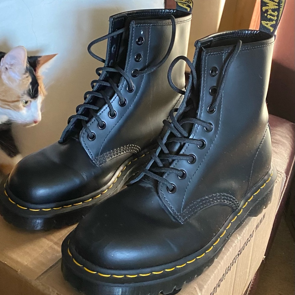 Dr. Martens Black Combat Boots